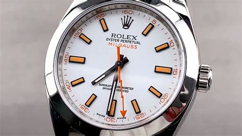 rolex milgauss replica ebay|rolex milgauss 116400 white.